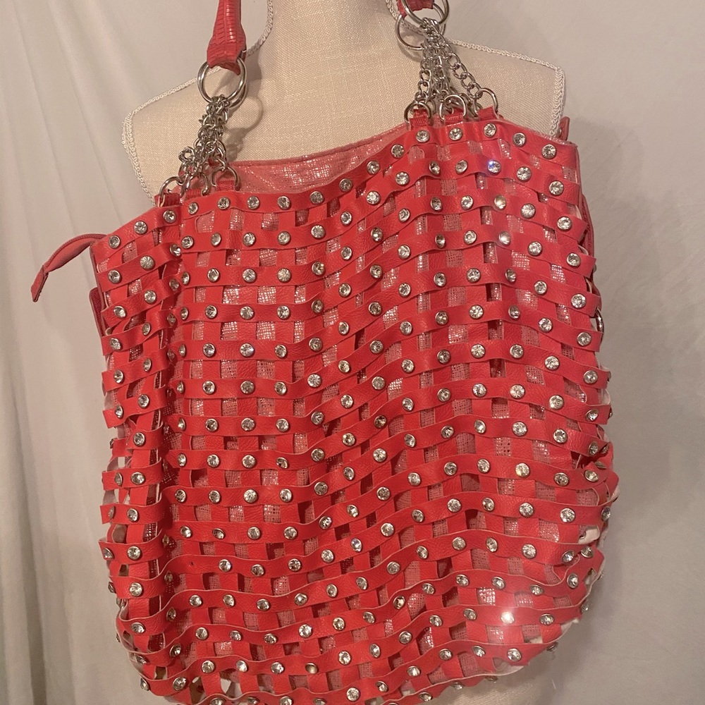 Diamond studded purse